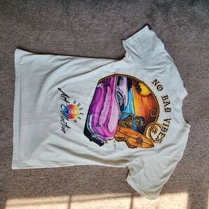 Surf Style 'No Bad Vibes' Cream T-Shirt